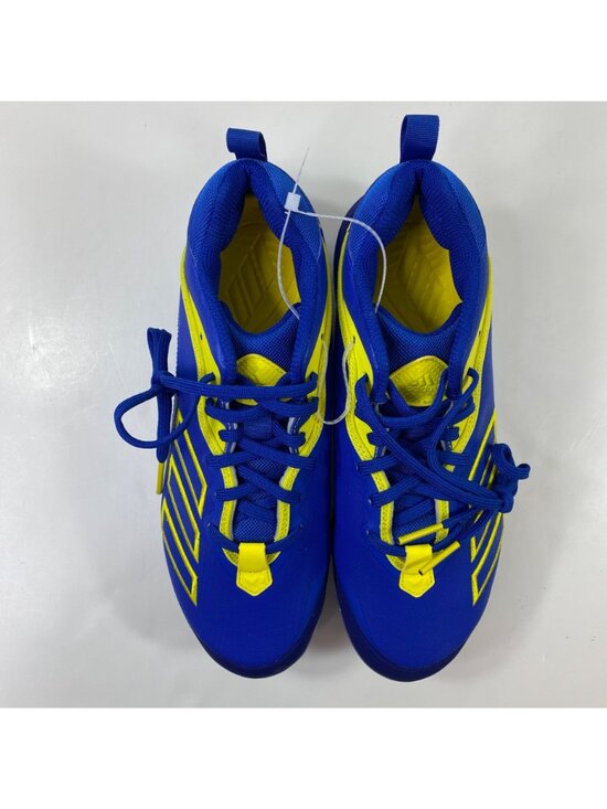 Adidas Mens Bounce Low Metal Baseball Cleats Blue Yellow GZ0451 Size 8.5 main image 7